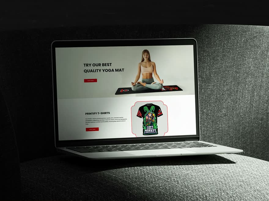 Moda, tienda con catálogo y ficha